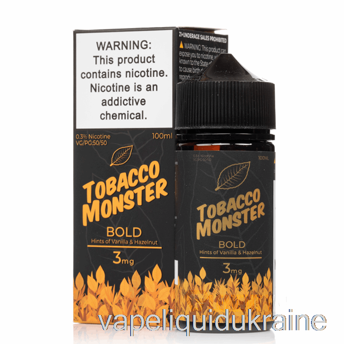 Vape Ukraine Bold - Tobacco Monster - 100mL 12mg